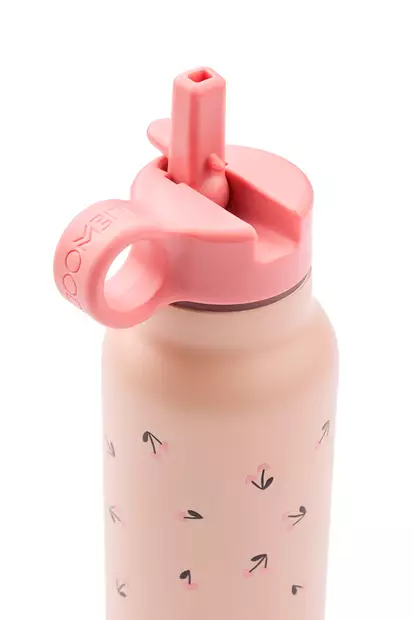Liewood juomapullo Falk 350 ml Mini cherry heart/Rosey, sporttikorkilla. - Juomapullot ja pillipullot - 19617-2786 - 2