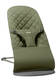 BabyBj=C3=B6rn Bouncer Bliss sitteri Woven, Dark Green. - Sitterit - BB006046 - 1