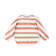 Done By Deer ruokalappu hihoilla Stripes Papaya. - Ruokalaput - 1333206 - 1