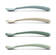 Liewood Shea aterinsetti v=C3=A4riss=C3=A4 Dusty mint multi mix sivust=
a. - Ensilusikat ja lasten aterimet - 17074-1076 - 3