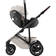 Baby-Safe PRO kaukalo v=C3=A4riss=C3=A4 Soft Taupe LUX Smile rattaiden=
 rungossa. - Turvakaukalot 0-13kg - 2000039636 - 9
