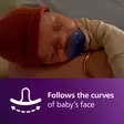 Avent Tutti Curved Soothie 0-6kk vauvalla. - Tutit ja tuttinauhat - 03709926 - 2