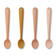 Liewood Siv silikonilusikat v=C3=A4riss=C3=A4 Tuscany Rose multi mix 4=
-pack. - Ensilusikat ja lasten aterimet - 14513-2076 - 2
