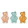 Liewood Kayden Mr Bear cooler 3 pack. - Välipalapussit, eväsrasiat ja snackcupit - 18874-1966 - 2