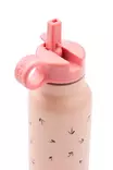 Liewood juomapullo Falk 350 ml Mini cherry heart/Rosey, sporttikorkilla. - Juomapullot ja pillipullot - 19617-2786 - 2