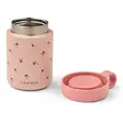 Liewood Kiani eväsrasia Mini Cherry heart/Rosey pitää ruuat kylmänä tai kuumana. - Välipalapussit, eväsrasiat ja snackcupit - 19960-2786 - 2