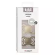 Bibs Supreme silikonitutti 2 kpl 6-18kk, Vanilla/Dark Oak pakkaus. - Tutit ja tuttinauhat - 260336 - 2