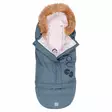 Lämpöpussi Nordbaby Max footmuff Smoke Green auki. - Lämpöpussit rattaisiin - 293806 - 2