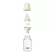 Bibs Baby Bottle tuttipullo silikoninen 150 ml Ivory suppilolla ja mai=
tolukolla. - Tuttipullot ja pullotutit - 50161216 - 4