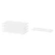 STOREY kokoelma, hyllyt 4kpl, ristikannttimet 2kpl, 80 cm - valkoinen - Lisäosat hyllyköihin - 38-0005-82-086 - 8