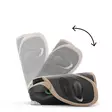 Turvavy=C3=B6istuin CYBEX Solution G2 I-fix Almond Beige Plus taittuu =
kasaan. - Turvavyöistuimet 15-36kg - 524000686 - 4