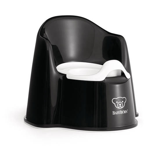 BabyBj=C3=B6rn pottatuoli Potty Chair Black-White. - Potat ja korokkeet - 055256 - 1