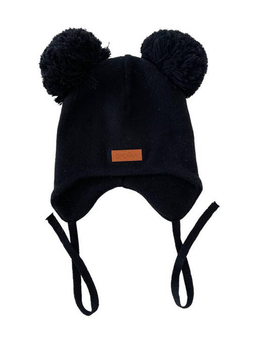 Gugguu Puuvillapipo Tuft Baby Beanie Black. - Lasten pipot - GUGCO716 - 1
