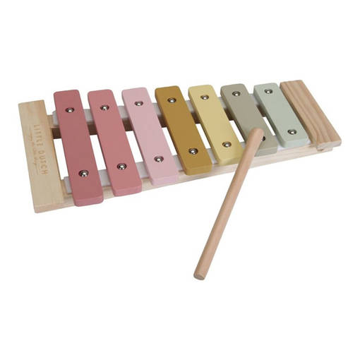 Little Dutch ksylofoni pinkki. - Puulelut - LD7016 - 1