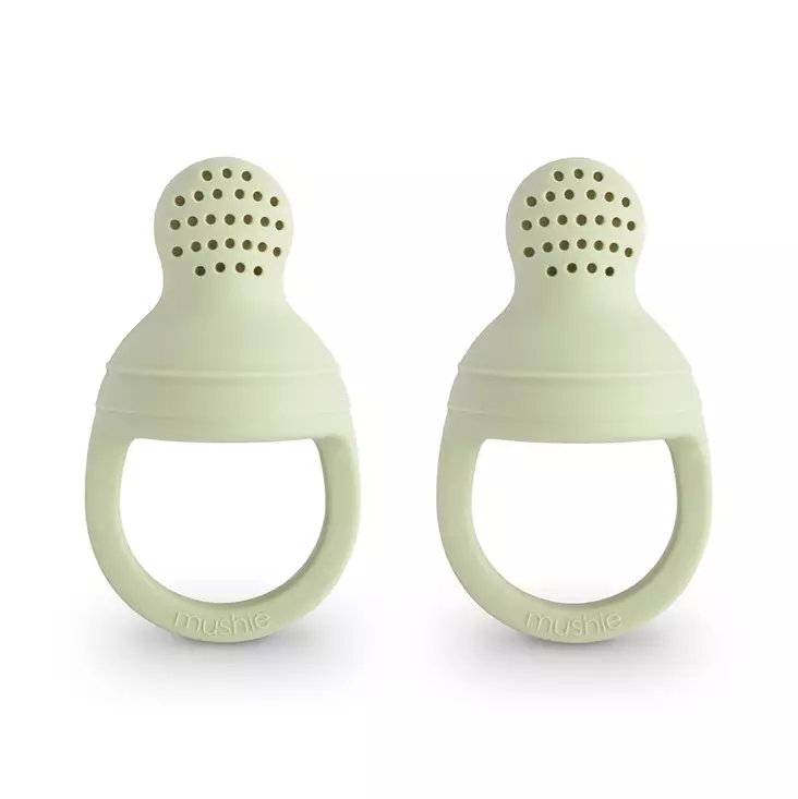 Mushie maistelututti 2 pack Fresh Food feeder, Sage. - Välipalapussit, eväsrasiat ja snackcupit - 102936 - 1