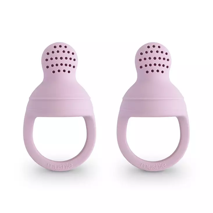Mushie maistelututti 2 pack Fresh Food feeder, Soft Lilac. - Välipalapussit, eväsrasiat ja snackcupit - 103016 - 1