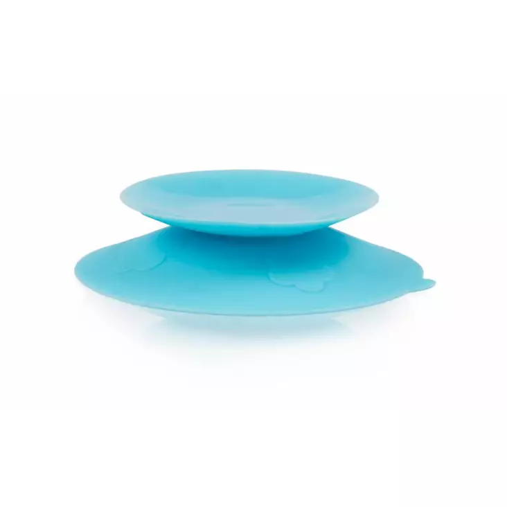 Kidsme Stay-in-Place imukuppi lautasille Aqua. - Lautaset ja kulhot - 149160486 - 1