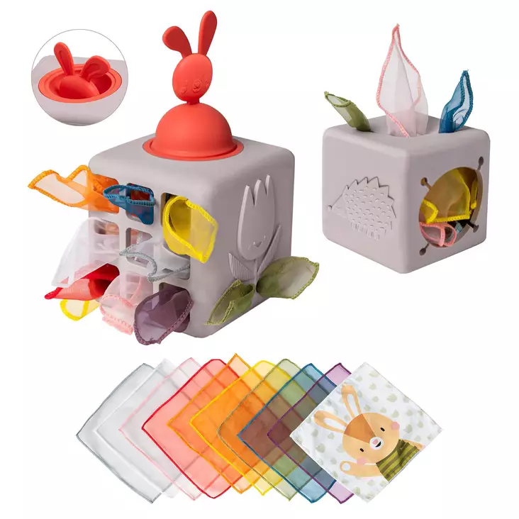 Taf Toys aktiviteettilelu Pop up Tissue Box. - Helistimet, tarttumislelut ja pallot - 285716 - 1