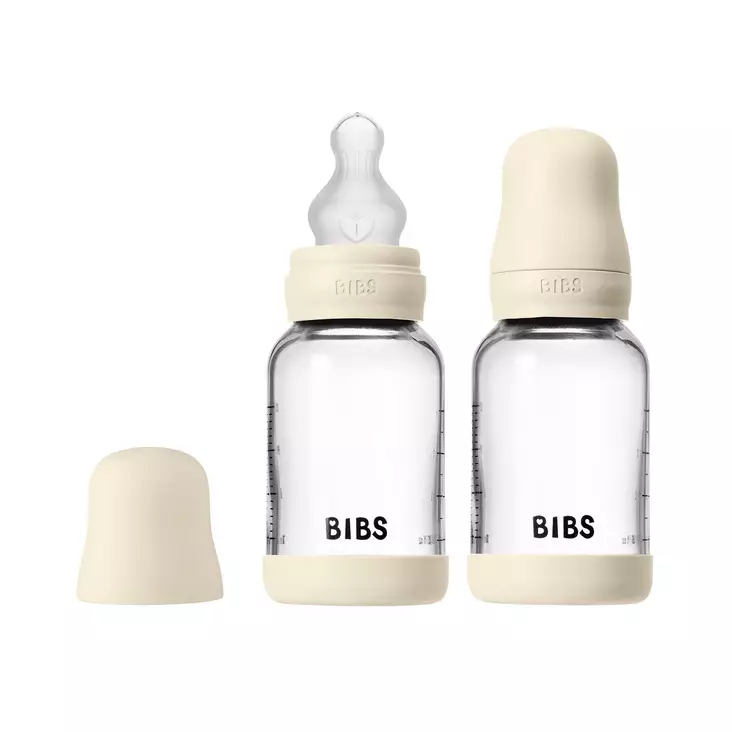 Bibs Baby Bottle tuttipullo 120 ml 2kpl Ivory (silikonipullotutti). - Tuttipullot ja pullotutit - 52191216 - 1