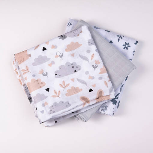 Lillanel puuvillaharsot harmaa-beige v=C3=A4riss=C3=A4. - Harsoliinat - 52826 - 1