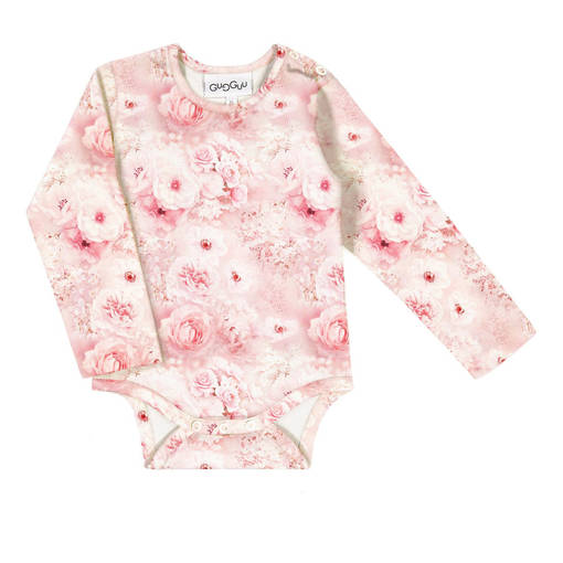 Gugguu Print Baby Bodysuit Powderrose. - Bodyt ja paidat - GUGBP000116 - 1