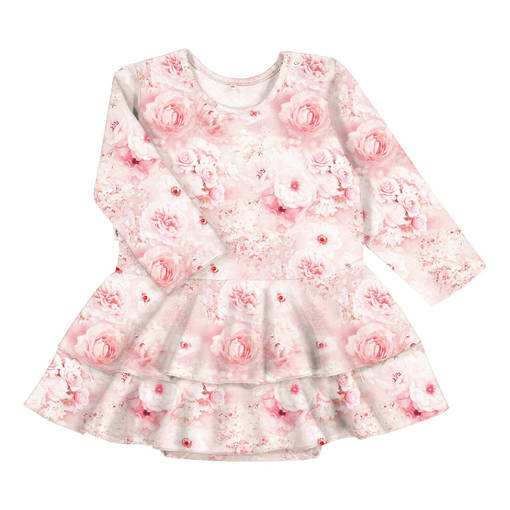 Gugguu Print Frilla Dress Powderrose. - Bodyt ja paidat - GUGBP0056 - 1