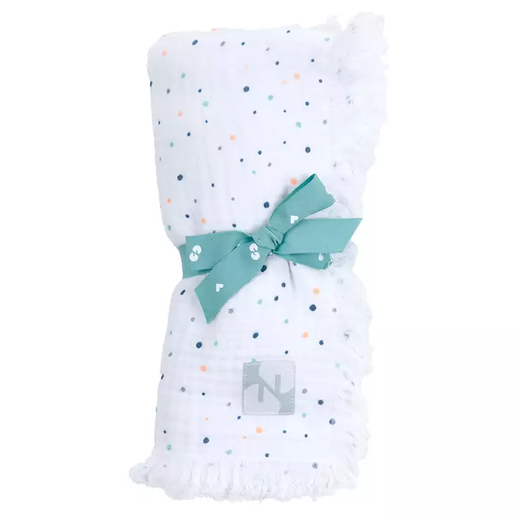 Nord Baby Muslin huopa White Dot. - Peitot ja tyynyt - 287486 - 1