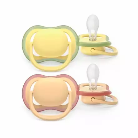 Tutti Avent Ultra Air 0-6kk Beige/Keltainen 2 kpl. - Tutit ja tuttinauhat - 03708707 - 1