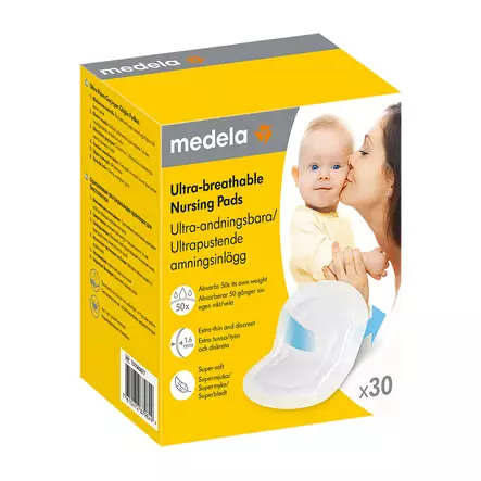 Medela hengitt=C3=A4v=C3=A4t liivinsuojat 30 kpl. - Maidonkerääjät, rintakumit, liivinsuojat - 101045877 - 2