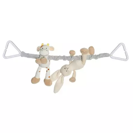 Teddykompaniet vaunulelu Diinglisar Rabbit & Cow. - Vaunulelut - 64024027 - 1