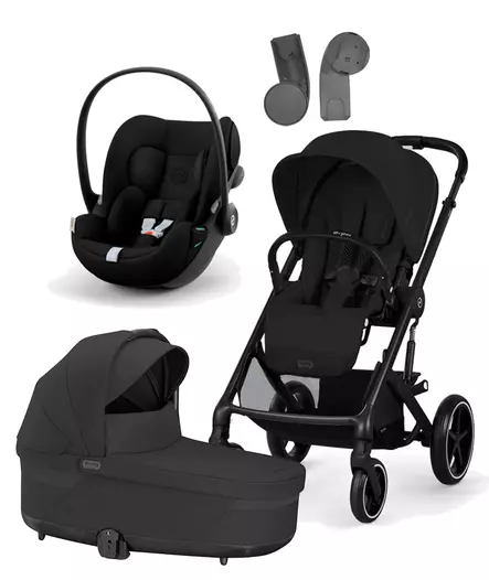 Cybex Balios S lux starttipaketti 4in1 Moon Black, One Box. - Lastenvaunut ja yhdistelmävaunut - 524002517 - 1