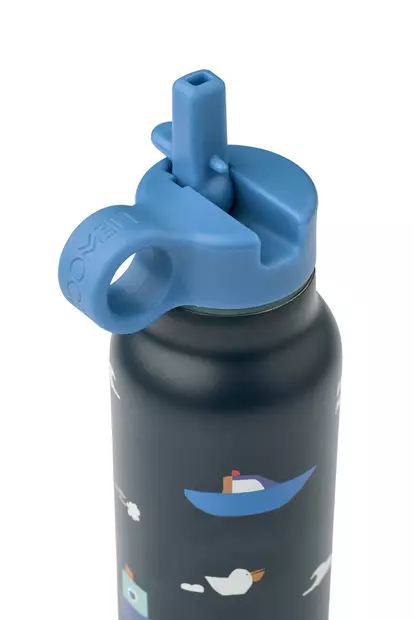 Liewood juomapullo Falk 350 ml Sailing/Classic navy, sporttikorkilla. - Juomapullot ja pillipullot - 19617-2617 - 2