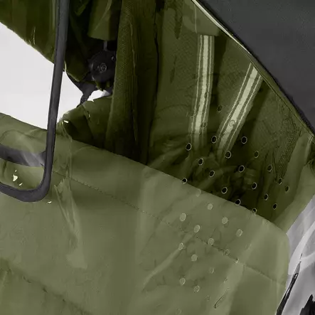 Sadesuoja Cybex Talos S Lux rattaalle, tuuletusaukoilla. - Sadesuojat vaunuihin ja rattaisiin - 525000857 - 2