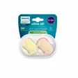 Tutti Avent Ultra Air 0-6kk Beige/Keltainen, pakkaus. - Tutit ja tuttinauhat - 03708707 - 2