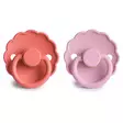 Luonnonkumitutti Frigg Daisy 2 pack Poppy/Lupine edest=C3=A4. - Tutit ja tuttinauhat - 101597 - 2