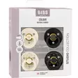 Bibs Colour Combo 4 pack, koko 2 Studio, Ivory Gold/Black Gold. - Tutit ja tuttinauhat - 120477 - 1