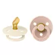 Bibs luonnonkumitutti 2 kpl 0-6 kk Ivory/Blush, anatominen. - Tutit ja tuttinauhat - 2111417 - 1