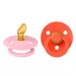 Bibs luonnonkumitutti 2 kpl 0-6 kk Baby Pink/Tango, anatominen. - Tutit ja tuttinauhat - 2111437 - 1