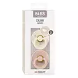 Bibs luonnonkumitutti 2 kpl 6-18 kk Ivory/Blush, anatominen, pakkaus. - Tutit ja tuttinauhat - 2211417 - 2