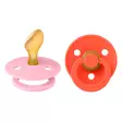 Bibs luonnonkumitutti 2 kpl 6-18 kk Baby Pink/Tango, anatominen. - Tutit ja tuttinauhat - 2211437 - 1