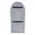 Lämpöpussi Nordbaby footmuff Mars Grey, takana aukot valjaille. - Lämpöpussit rattaisiin - 263107 - 3