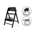 Cybex CLICK & FOLD sy=C3=B6tt=C3=B6tuoli 3in1 Stunning Black. - Syöttötuolit - 524000797 - 1