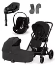 Cybex Balios S lux starttipaketti 4in1 Moon Black, One Box. - Lastenvaunut ja yhdistelmävaunut - 524002517 - 1