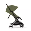 Matkarattaat CYBEX Orfeo Moss Green sivusta pystyasennossa. - Matkarattaat ja lastenrattaat - 525000397 - 3