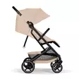 CYBEX Beezy matkarattaat Almond Beige, selkänoja pystyssä. - Matkarattaat ja lastenrattaat - 526000867 - 2