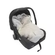 Easygrow Lyng kevyt lämpöpussi Teddy Ivory, sopii lähes kaikkiin kaukaloihin. - Lämpöpussit turvakaukaloihin - 304577 - 6