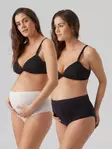 Mamalicious Heal Cotton alushousut tukevat kasvavaa vatsaa. - Äitiyshousut ja legginsit - 20013367 - 2