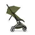 Matkarattaat CYBEX Orfeo Moss Green, selkänoja pystyssä. - Matkarattaat ja lastenrattaat - 526001067 - 2
