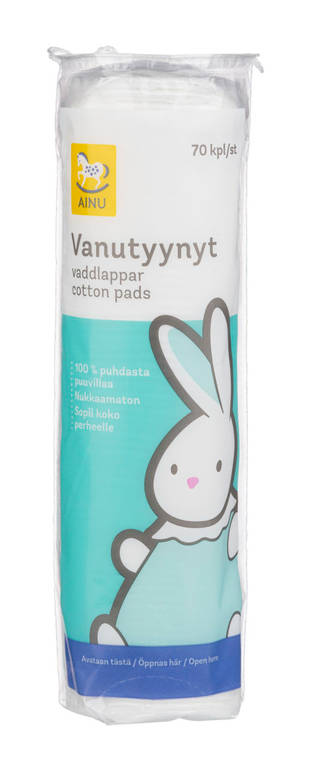 Ainu vanutyynyt 70 kpl. - Ihon, hampaiden ja hiustenhoito - 6647 - 1