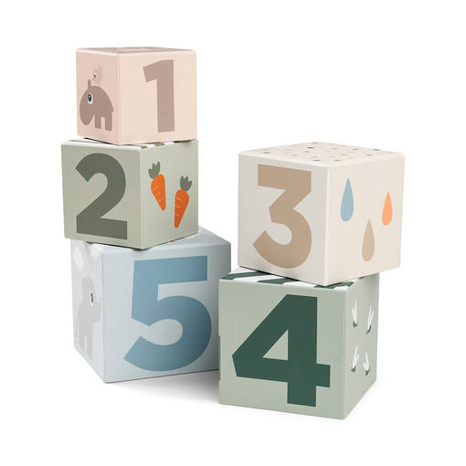 Done By Deer pinottavat kuutiot 5-pack. - Helistimet, tarttumislelut ja pallot - 4845197 - 1